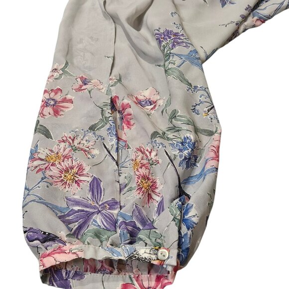 Wallis Floral Blouse sz Medium Petite - Picture 6 of 10